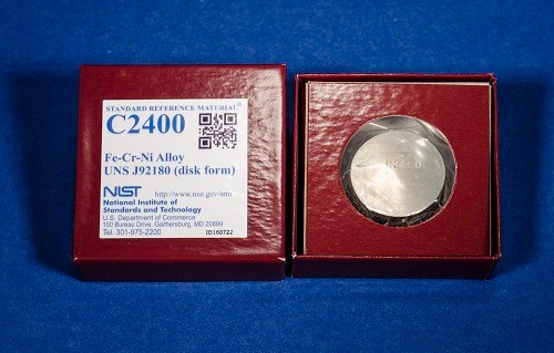 SRM C2400 Fe-Cr-Ni合金UNS J 92180(盤形)標(biāo)準品