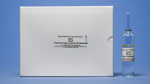 RM 8537 SLAP南極標準光降水標準品 （水中的氫和氧同位素）