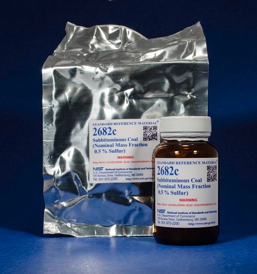 SRM 2682c  亞煙煤標(biāo)準(zhǔn)品(標(biāo)稱質(zhì)量分?jǐn)?shù)0.5%硫)